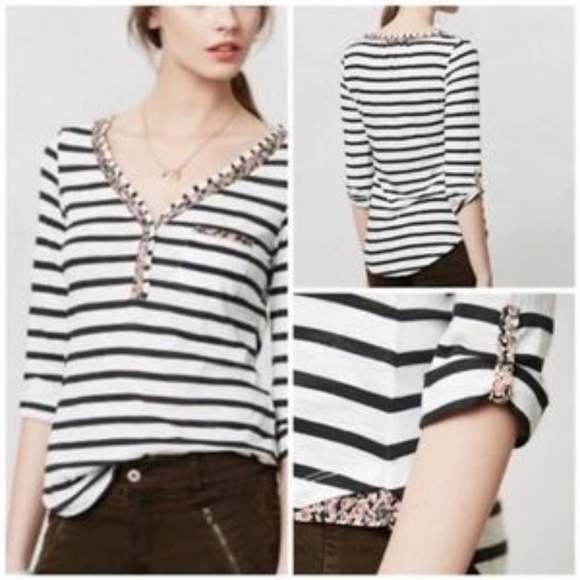 Anthropologie Tops - Anthropologie Postmark shirt